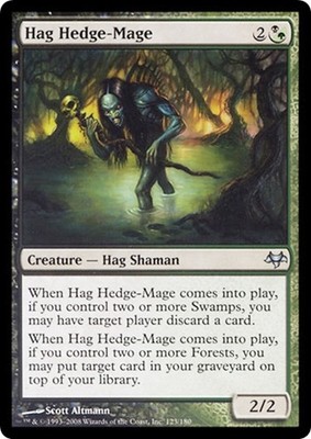 HAG HEDGE-MAGE x1 mtg NM/NM-   Eventide 1 Unc