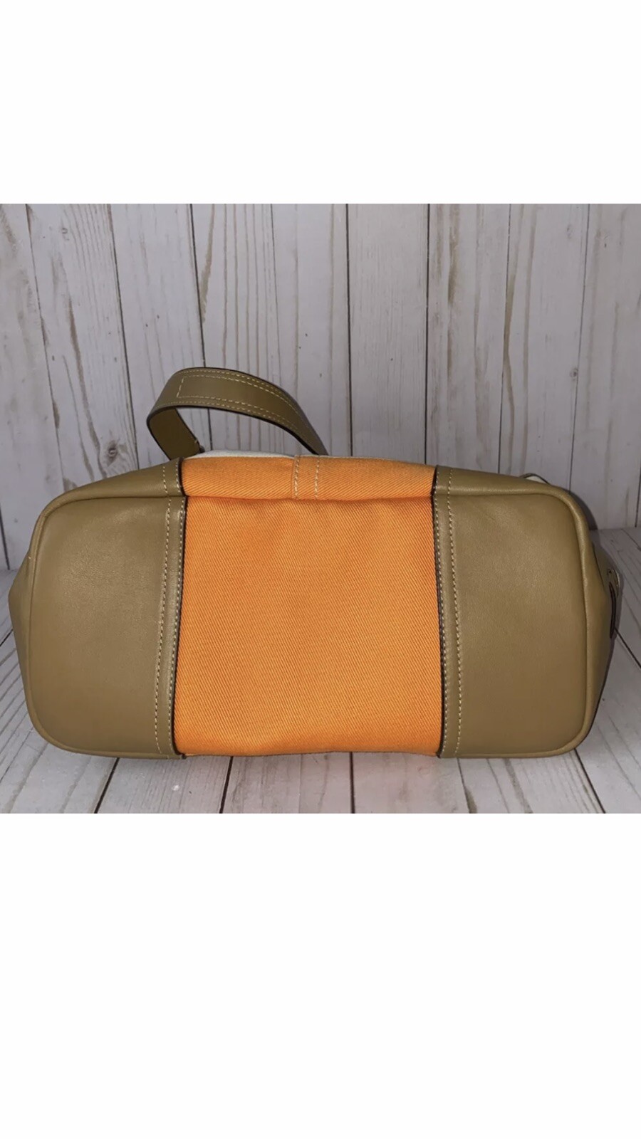 Coach Hadley Stripe Duffel Bag Pink Multicolor Gem