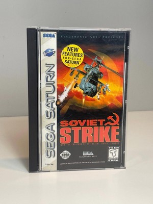 Soviet Strike for Sega Saturn Complete VG Reg Card