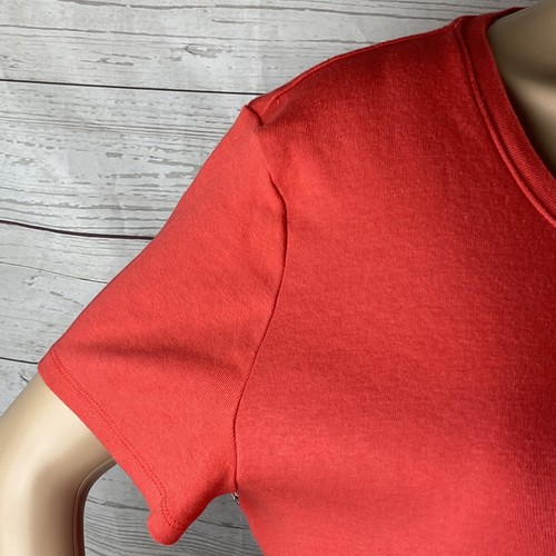 Tommy Hilfiger Shirt XL Dark Pink Coral High Low Floral Polyester Back Casual - Picture 3 of 12