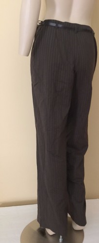 Jones New York Collection Mink Brown Striped Wool Blend Jacket Pant Suit 10 - Picture 7 of 7