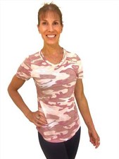 Final Sale! T.LA Pink Camouflage T-Shirt