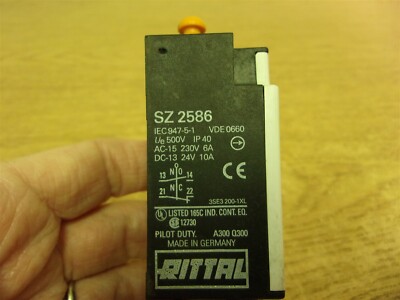 Rittal SZ 2586 Limit Switch  *FREE SHIPPING*