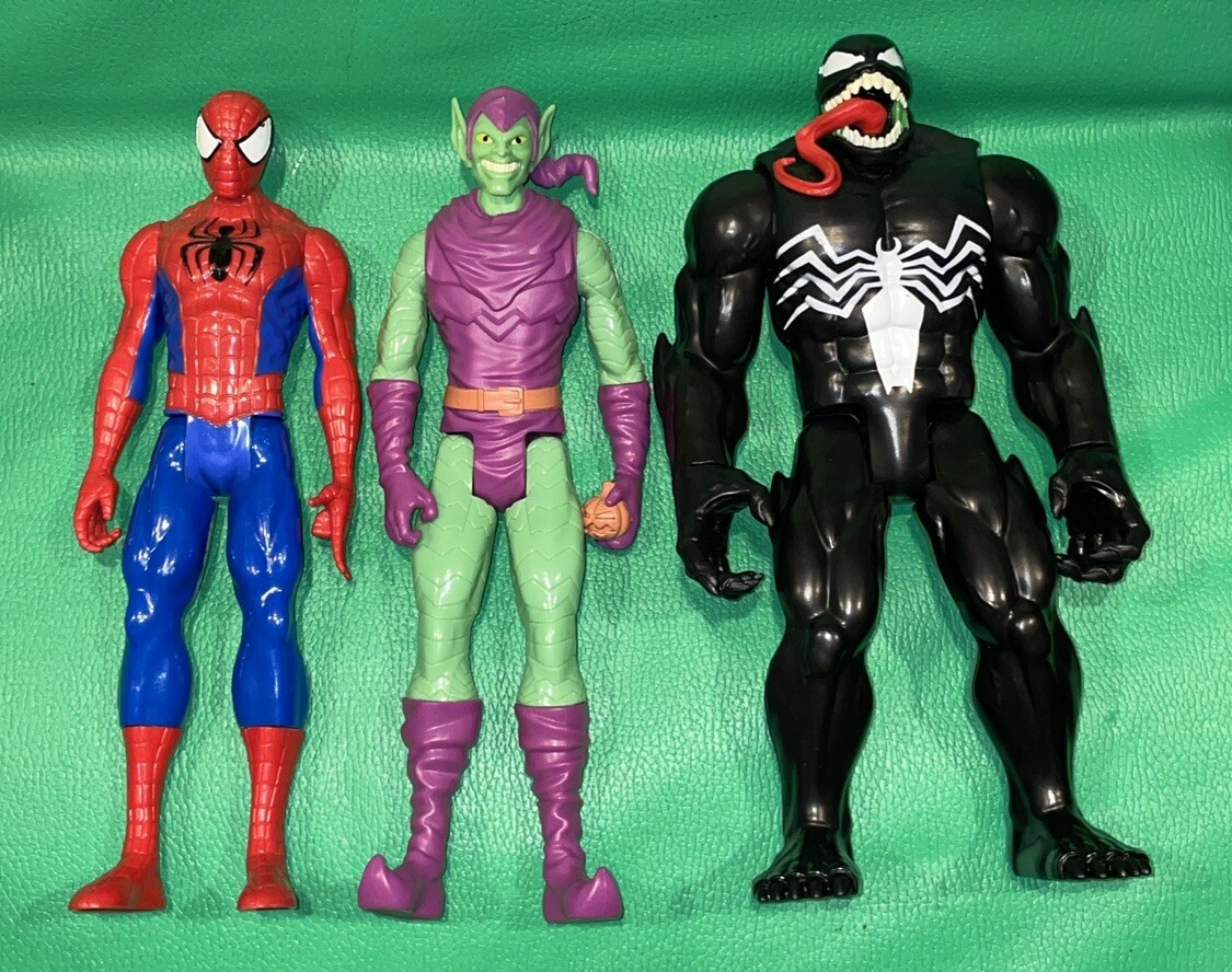 Marvel Spider-Man Green Goblin Venom Lot 11”-12
