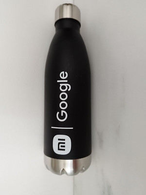 XIAOMI Mi x GOOGLE Promo Official Special Metal Isolierflasche 25 cm schwarz