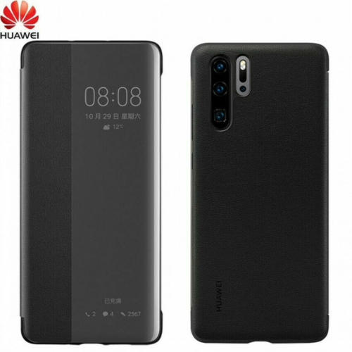 100% Original Case For HUAWEI P30 Pro Smart View Window Leather Flip Cover - Picture 1 of 12
