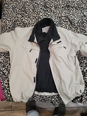 Izod Sport 7 Pocket Snow Or Rain Fleece Lining Jacket
