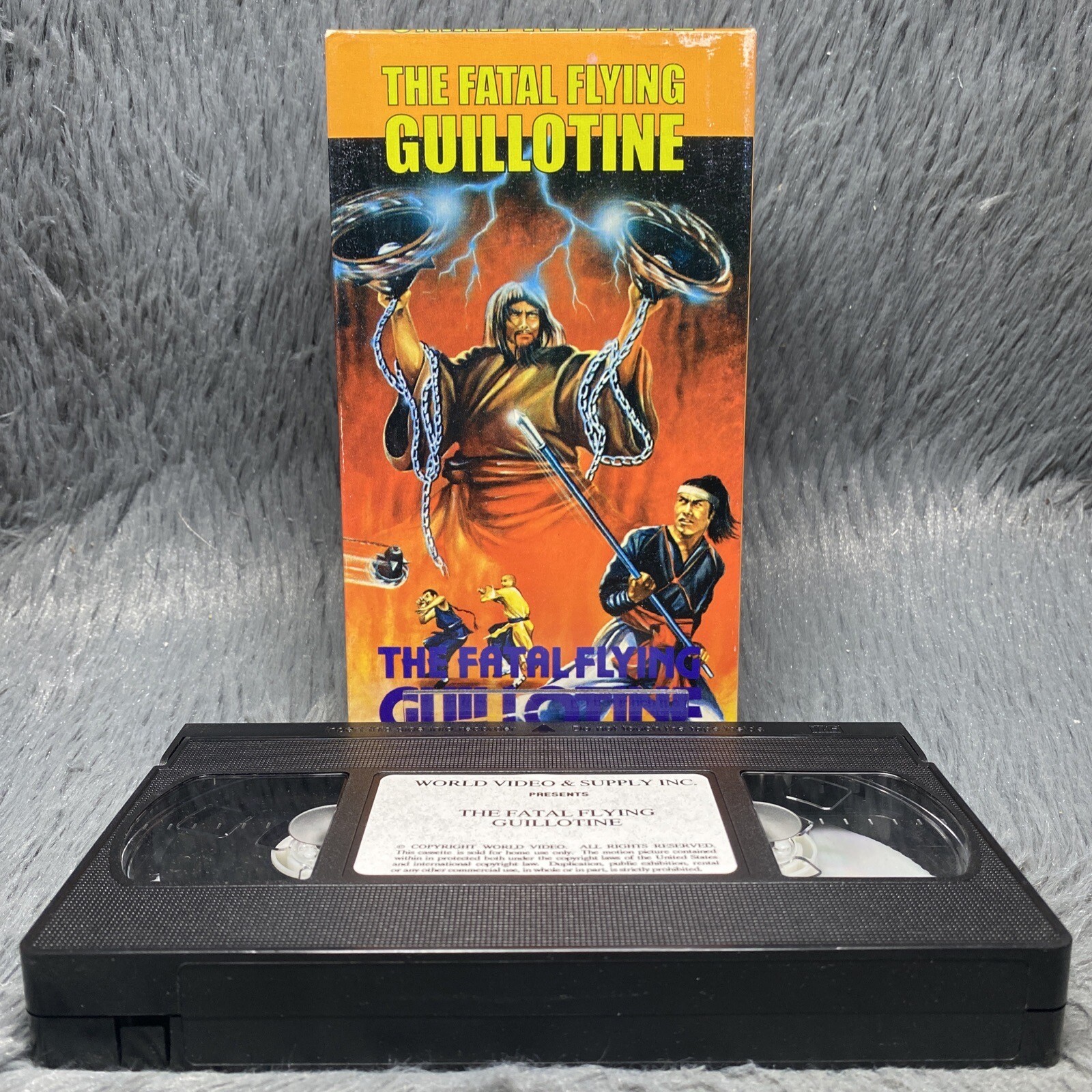 The Fatal Flying Guillotine VHS Carter Wong: Kung-Fu Martial Arts Rare ...