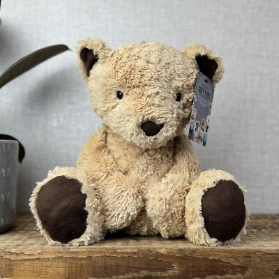 Jellycat Medium Oliver Bear - Old RARE Bear Original Oliver Bear Brown/Tan 16''