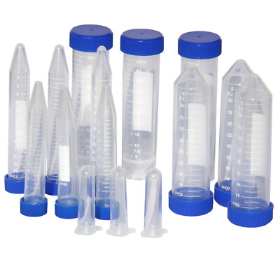 Zentrifugenröhrchen (PP) in Sätzen Volumen 1,5ml, 2ml, 5ml, 10ml, 15ml oder 50ml