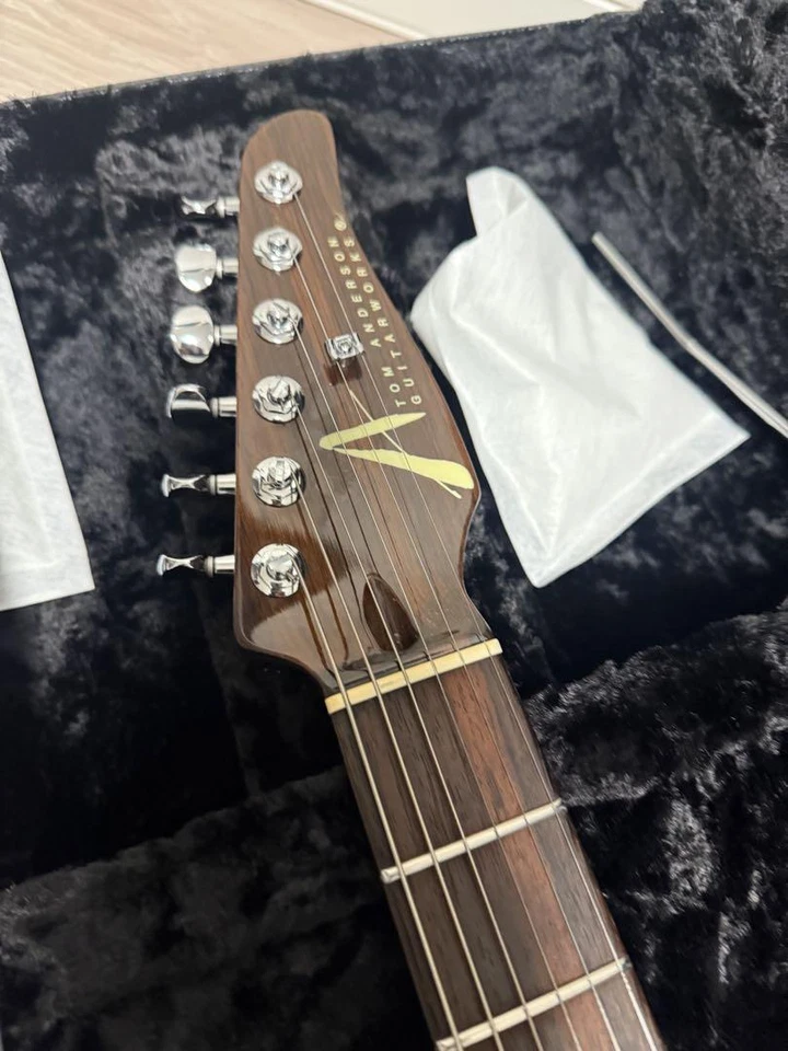 Tom Anderson Drop Top Flame Maple Top on Mahogany Maui Kazowie - Изображение 3 из 4