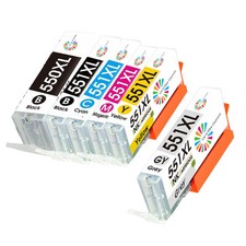 Multipack Ink Cartridge For PGI550 CLI551 Canon Pixma iP7250 MG5450 6350 MX925