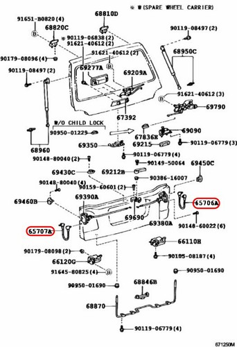 Toyota 65706 60021