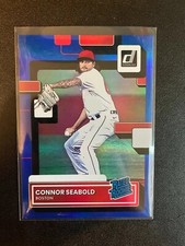 2022 Donruss Rated Rookie Holo Blue #59 Connor Seabold RC