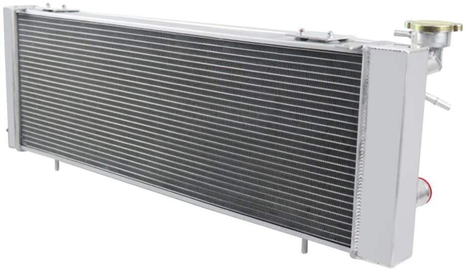 FILA Radiatore alluminio 3 file adatto a Jeep Cherokee XJ Comanche L4 1991 2001 1999 4.0L L6