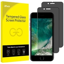 JETech Privacy Screen Protector for iPhone 8 Plus and iPhone 7 Plus, 2-Pack
