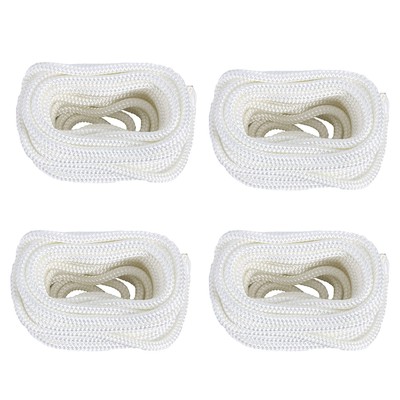 Nylon Dock Line 2 Pack Marpac Premier 3/8 X 20' Double Braid S - Blue Boat Ropes Marpac Dock Lines