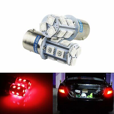 Lot 2 Ampoules LED  P21W BA15s 13 SMD Rouge Lampe  Feux  de 