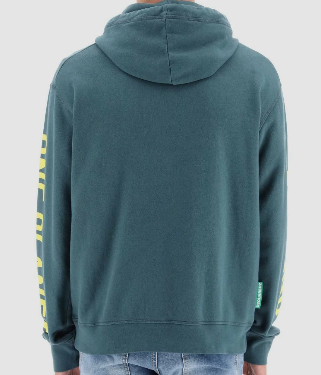 Felpa maglione girocollo da uomo verde Dsquared2 $735 taglia XL