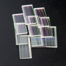 10pcs 32x15x2.2mm Prisms Dichroic Rectangle Stained Glass Optical DIY Decor