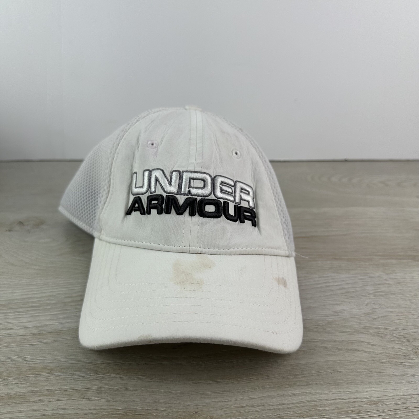 Under Armour Gray Hat Size Medium-Large Fitted Ba… - image 3