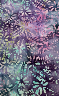JAVA BATIK - PURPLE 35-Y3516-- 1 1/4 YARDS