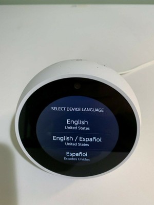 amazon echo spot languages