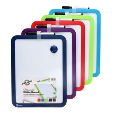 A4 White Board Dry Wipe Magnetic Mini Kids White Message Boards With Pen Marker