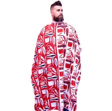 Barber Cape For Men, Snap Buttons, Water Proof, Hair Proof, Free Shipping
