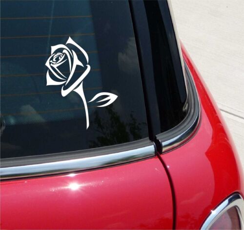TRIBAL ROSE SINGLE FLOWER GRAPHIC DECAL STICKER ART CAR WALL DECOR - Picture 1 of 3