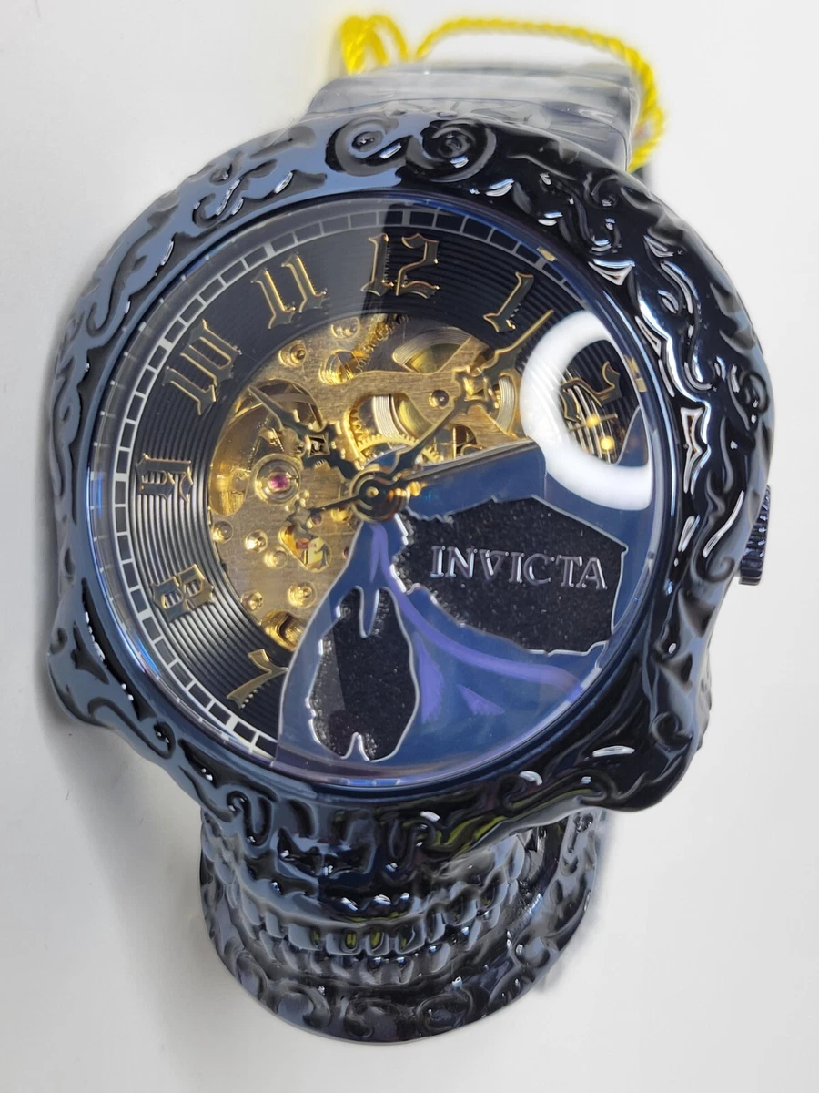 Invicta Artist Series Skull Men's Automatic Watch Blue 40754 50.5mm