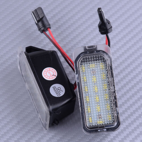 2 LED License Plate Lamp pour Ford Fiesta Focus S-MAX Grand C-MAX Kuga Mondeo Pd - Photo 1/2