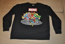 BNWT Marvel Avengers Boys Youth Black Pullover Sweatshirt 2XL XXL XX-Large