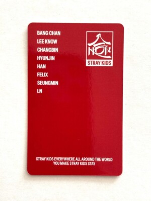 Stray Kids SKZHOP HIPTAPE 合 HOP JYP SHOP POB Official Photocard