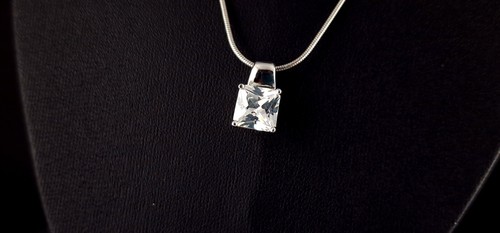 Anhänger Silber 925 Zirkonia - attraktiv modern & funkelnd - Bild 2 von 11