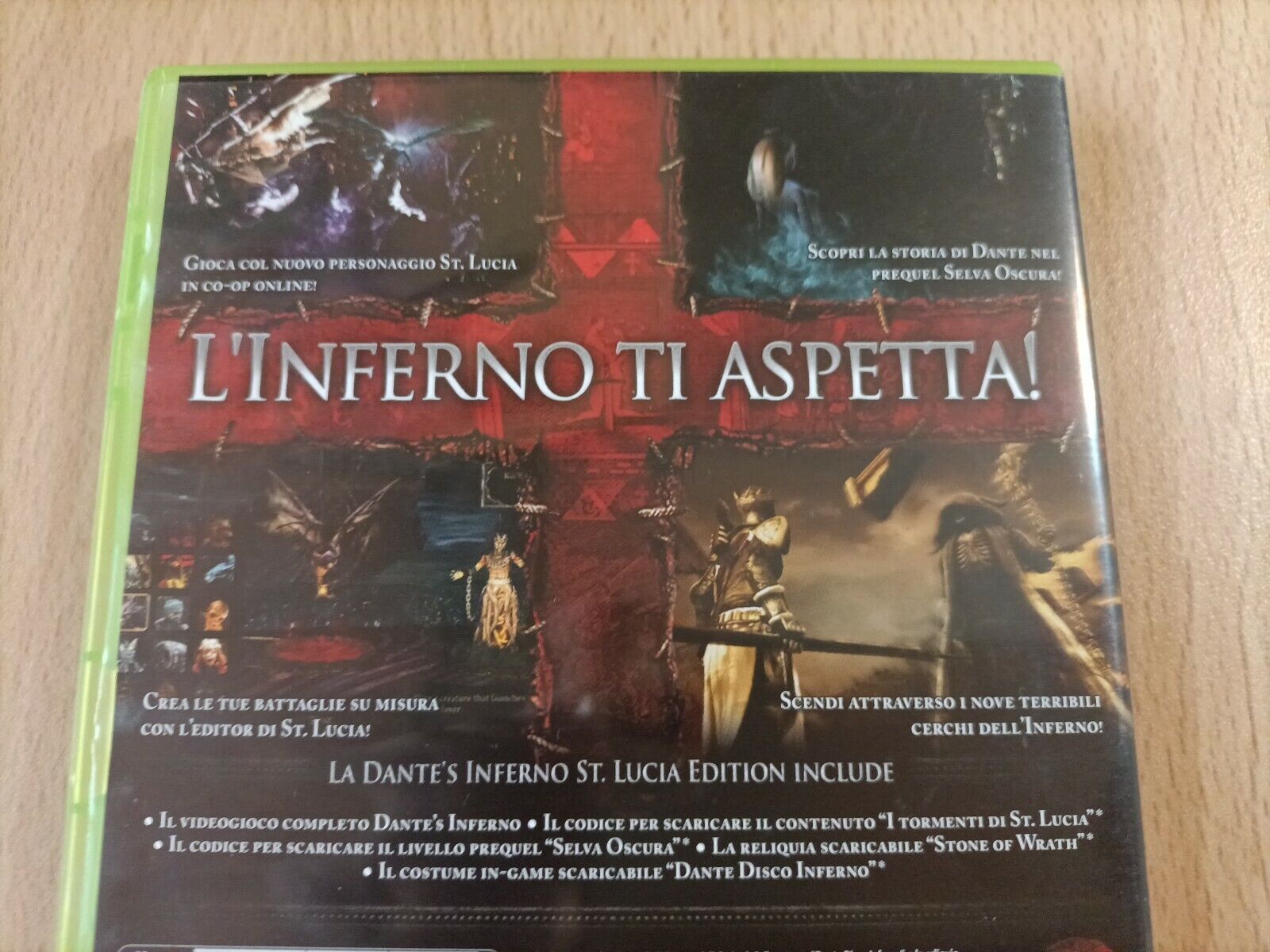 DANTE'S INFERNO ST. LUCIA EDITION Xbox 360 VERS ITALIANA Goty