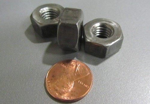 Grade 5 Steel, Heavy Wide Hex Nuts RH, 3/8"-16 x 11/16" W x 23/64" H, 100 Pc - Picture 8 of 12