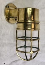 Vintage Ships Bulkhead Passageway Wall Light, Pauluhn USA, Nautical, Maritime