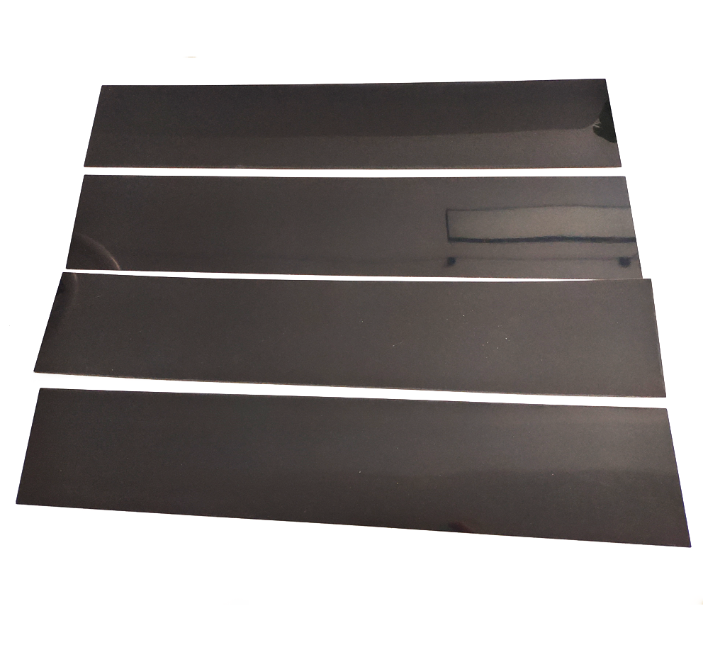 Fits 2004-2014 Ford F-150 F150 Super Cab Crew Piano Black Pillar - Foto 10