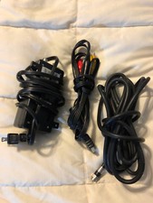 COAXIAL CABLE, SWM ODU UNIT, AND PLAYSTATION A/V CORD LOT CABLES AUDIO VIDEO