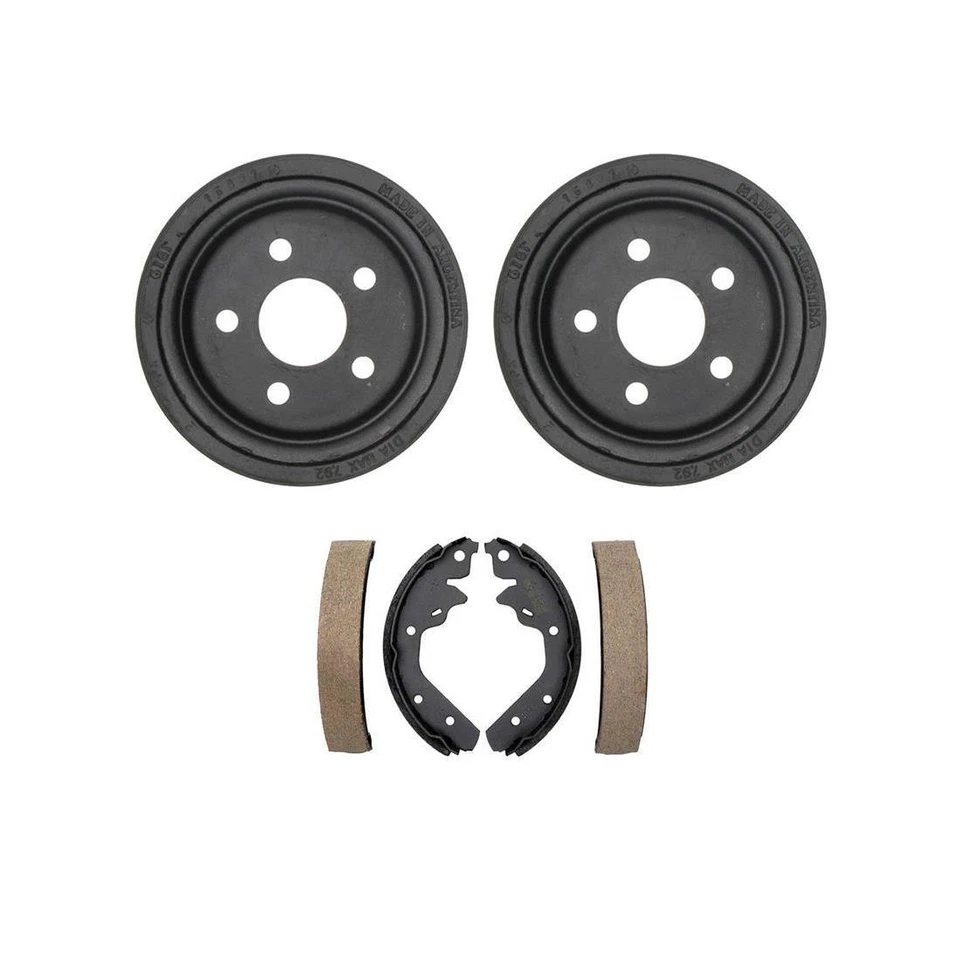 Kit trasero tambores de freno y zapatas de freno para Dodge Neon 1995-2005 Dodge Omni 1985-1986 Foto 2 de 4