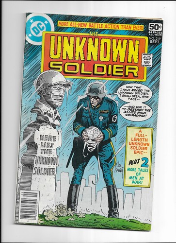 UNKNOWN SOLDIER #219 {SEP 1978 DEC} BRONZE AGE! FINE 44 PGS HITLER STORY SOLID!