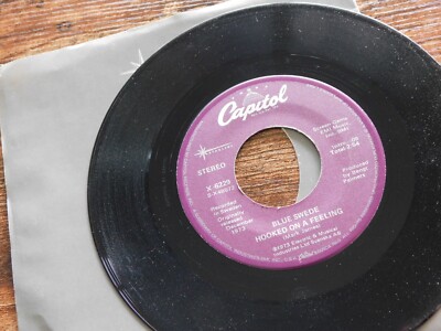 BLUE SWEDE HOOKED ON A FEELING / NEVER MY LOVE 45 RPM RECORD 066