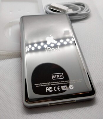 Apple iPod Classic - 6th/7th gen, red+white (3000mah battery, full