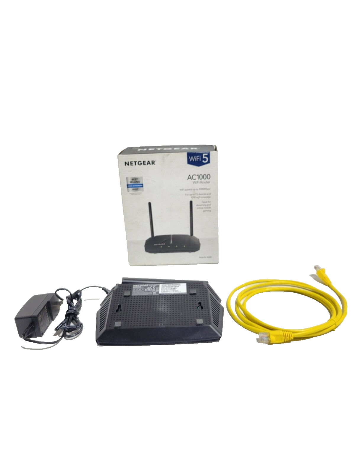 NETGEAR AC1000 Wireless Dual Band Smart WiFi Router R6080 w/ power