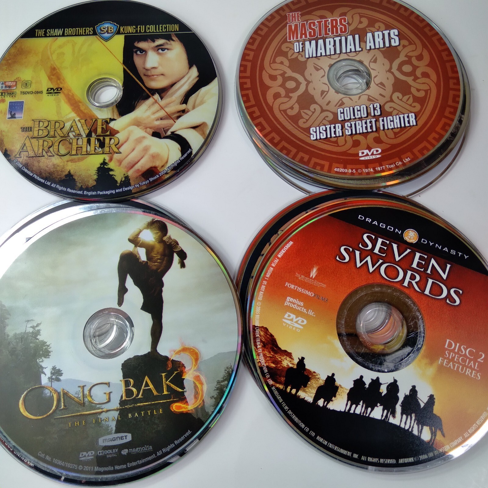 Martial Arts DVDs Lot of 70 Karate Action Ninja ScrollSandmanVery Good Cond. eBay