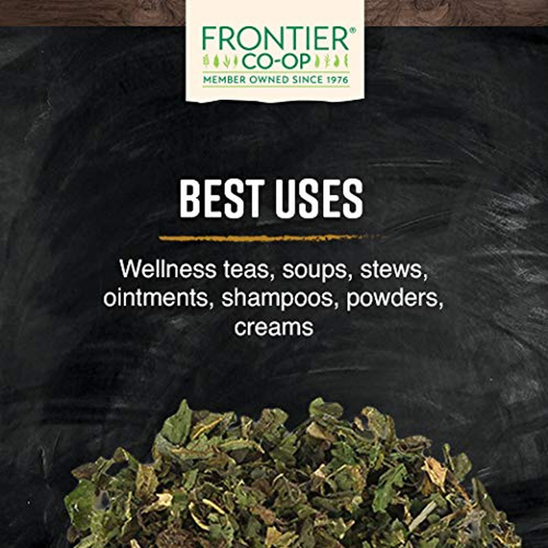 Frontier Co-Op Stinging Nettle Leaf, 1/2-Pound, Cut & Sifted for Teas, Soups, Sm