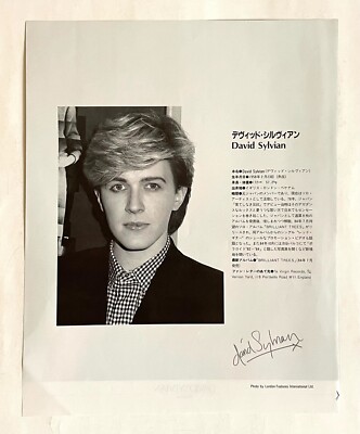 DAVID SYLVIAN JAPAN MAGAZINE BOOK CLIPPINGS 1985 Z23 | eBay