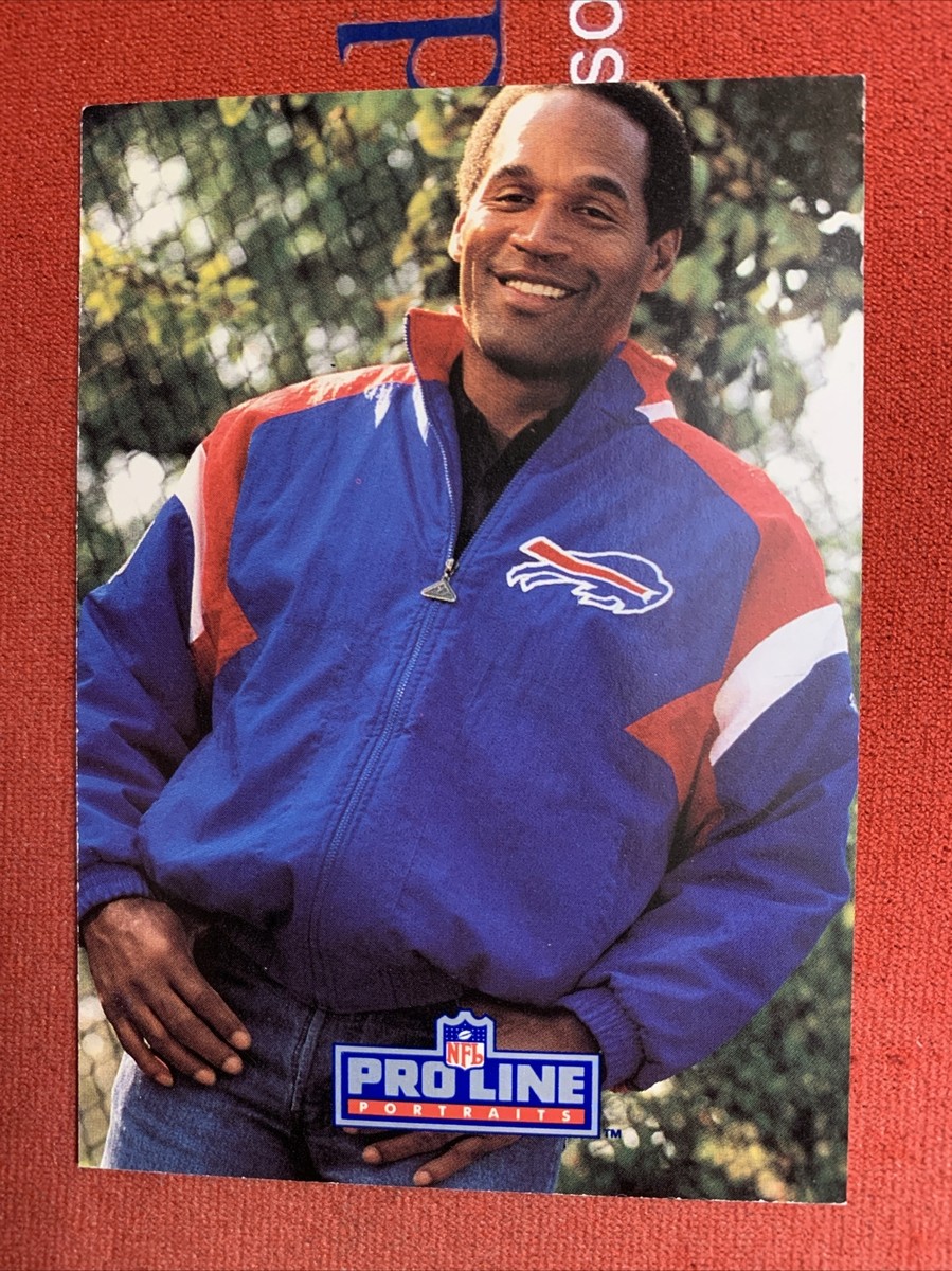 28 O.J. OJ Simpson 1991 Pro Line Portraits NFL Football Buffalo