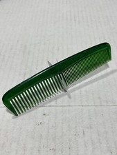 Vintage Translucent Marble Green Hair Pocket Comb Unique And Hard To Find